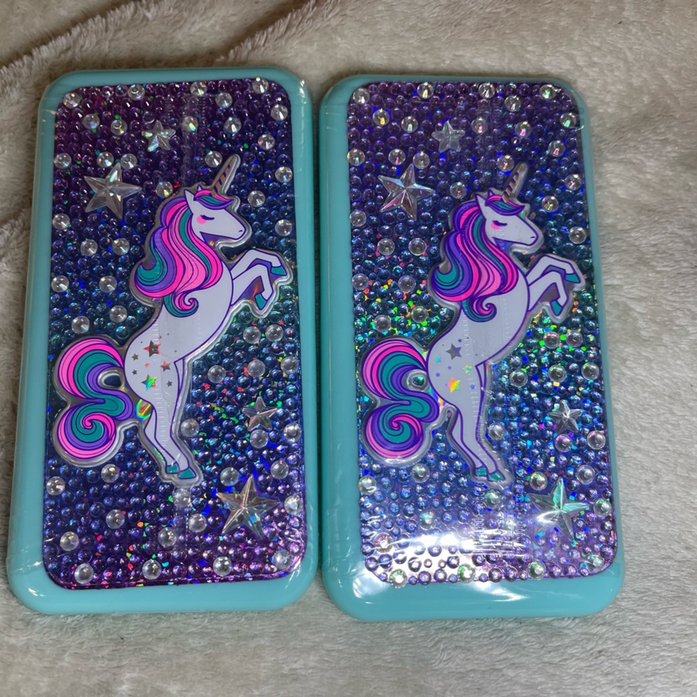Unicorn Claire’s Phone Cases makeup kit bundle of 2